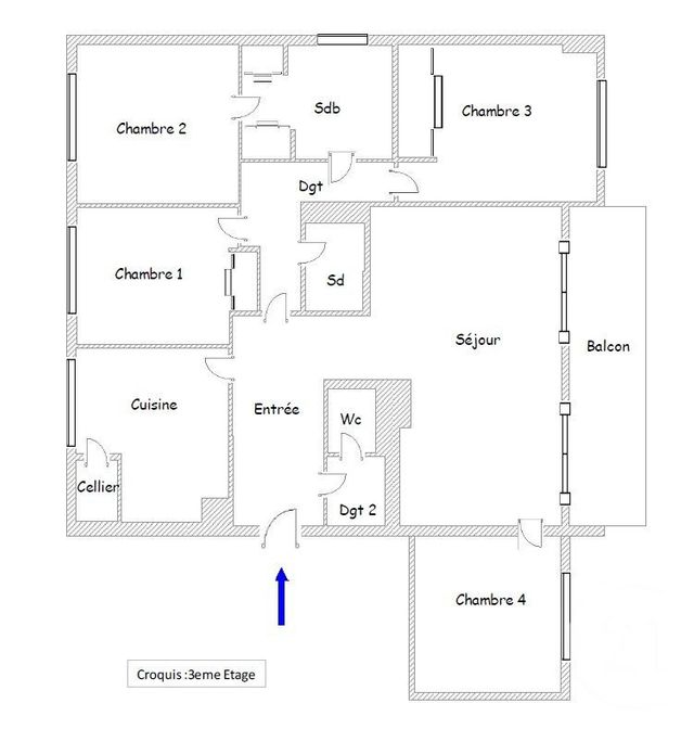 Appartement F5 à vendre - 5 pièces - 130.22 m2 - LYON - 69006 - RHONE-ALPES - Century 21 Rive Gauche