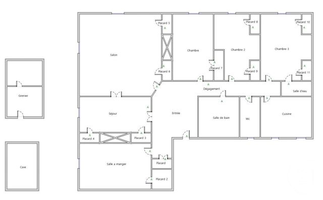 Appartement T6 à vendre - 6 pièces - 142.98 m2 - LYON - 69006 - RHONE-ALPES - Century 21 Rive Gauche