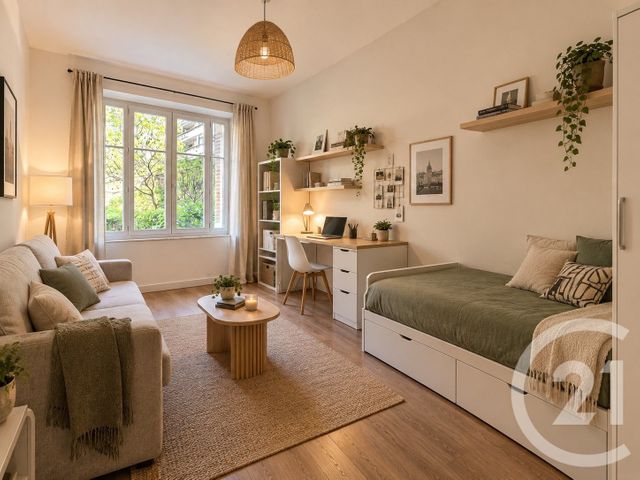 Appartement F1 bis à vendre - 2 pièces - 25.9 m2 - LYON - 69006 - RHONE-ALPES - Century 21 Rive Gauche