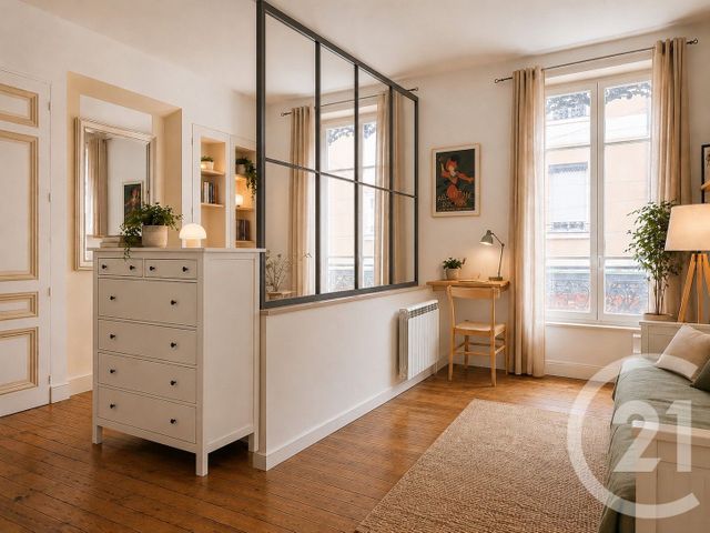 Appartement F1 à vendre - 1 pièce - 38.35 m2 - LYON - 69006 - RHONE-ALPES - Century 21 Rive Gauche