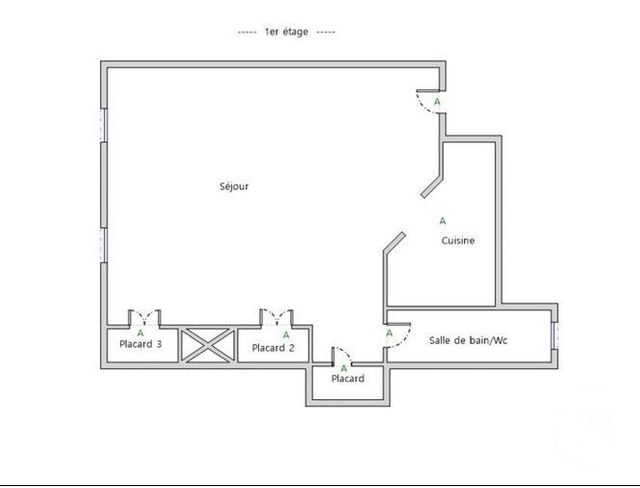 Appartement F1 à vendre - 1 pièce - 38.35 m2 - LYON - 69006 - RHONE-ALPES - Century 21 Rive Gauche