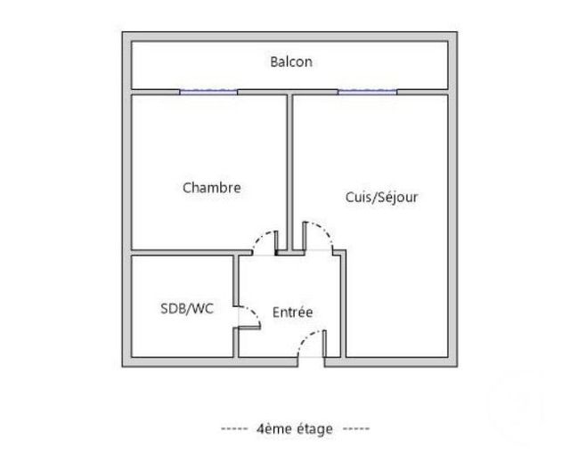 Appartement T2 à vendre - 2 pièces - 31.22 m2 - LYON - 69003 - RHONE-ALPES - Century 21 Rive Gauche